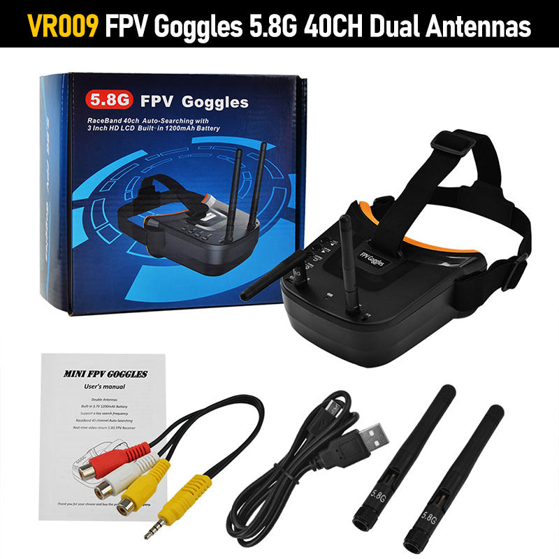 VR009 FPV Goggles 3.0 Inch 480 - Fpv Drone Goggles recension och pris